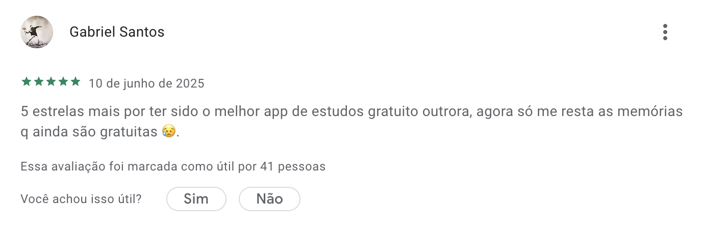 Depoimento de estudante 3