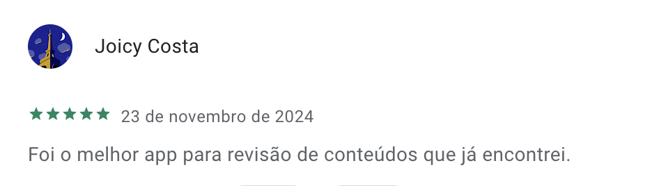 Depoimento de estudante 6