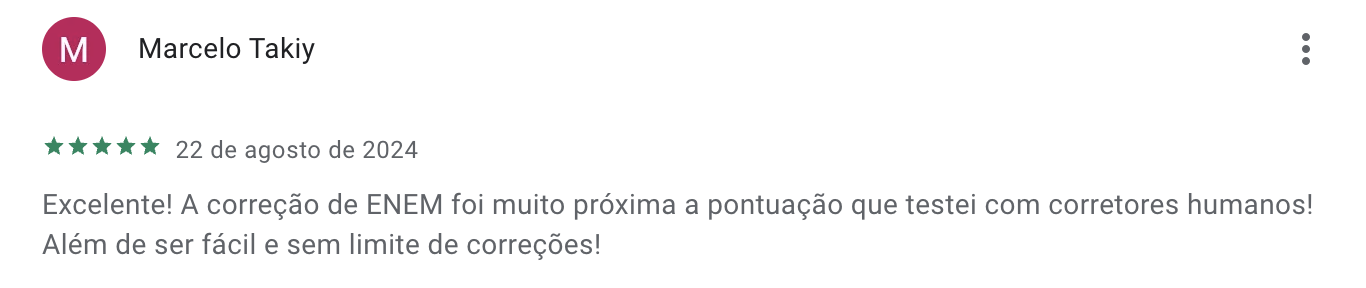 Depoimento de estudante 8